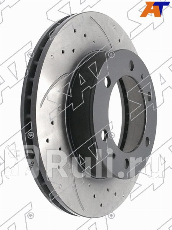 Комплект дисков тормозных передний перфорированные toyota hilux fortuner 05- SAT ST-43512-0K060PF  для Разные, SAT, ST-43512-0K060PF