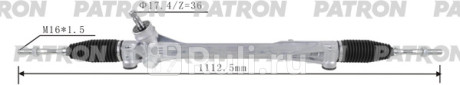 Рейка рулевая toyota rav 4 iii 2005-2012 PATRON PSG3119  для Разные, PATRON, PSG3119