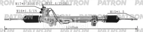 Рейка рулевая гидравлическая toyota: 4runner,land cruiser prado,lexus gx470 2002-10 PATRON PSG3189  для Разные, PATRON, PSG3189