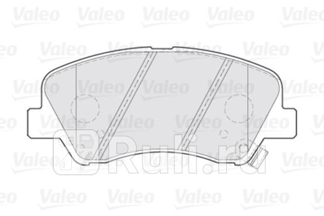 301021 - Колодки тормозные дисковые передние (VALEO) Hyundai i30 2 (2012-2017) для Hyundai i30 2 (2012-2017), VALEO, 301021